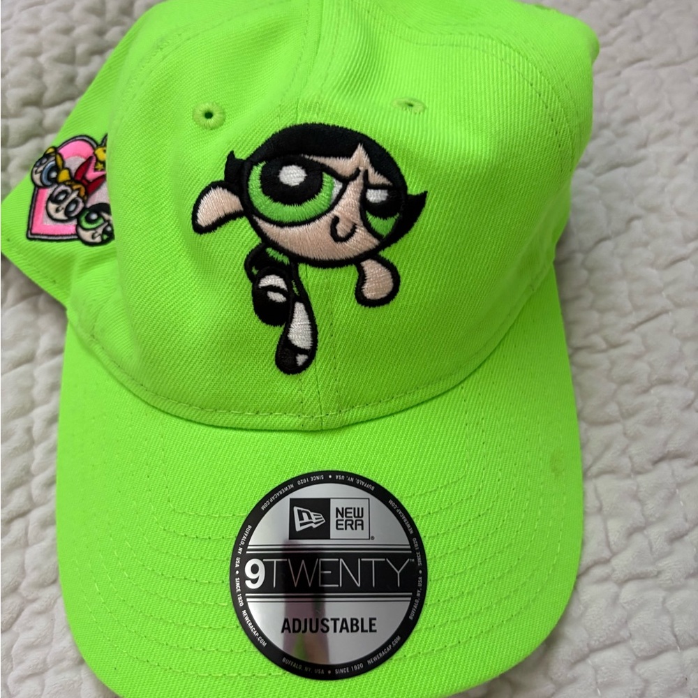 Neon Green Powerpuff Girls New Era Buttercup Cap